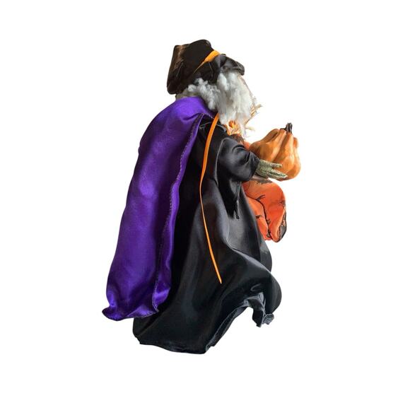 Halloween 13" Fiber Optic Witch Decoration Witch Prop WORKS Light Up READ - Picture 5 of 8